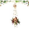 Wjianfit Presepe Illuminato Da Parete,ScenaSacra Famiglia Mangia Con Lucis LED Calde | Bethlehem Star Of Faith, Decorazione Natalizia Da Appendere Alla Parete Per caminos E Ingresso