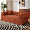 Vipbear Divano versatile 5 in 1, senza telaio, 160 cm, ergonomico, convertibile a 3 posti, con memory foam, divano letto pieghevole per soggiorno