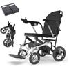 Tripaide Solo 13KG - Sedia a Rotelle Elettrica Pieghevole Ultraleggera per Adulti - Motore 500W - Robusto Telaio in Lega di Magnesio ad alta Resistenza - Capacità di Carico 120KG - Certificazione Aeronautica