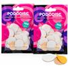 STALEKS PRO Pads Lima per Unghie per Disco Pedicure, Bianco, Lima Ricarica Pododisc Staleks Pro, M, Grana 100, Scatola (50 pezzi) Pedicure, Piedi, Spa