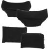 FRCOLOR Copertura per Stampella Ascellare in Memory Foam Nero | Pad Sostituibile, Struttura Robusta, Accessorio per Pazienti, Compatibile Stampelle