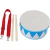 No 3X Set di Tamburi Giocattolo nel Legno per Bambini con per Cinturino d2581
