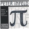 Thomastik-Infeld Thomastik Corde per violino 4/4 Peter Infeld Synthetic Core - corde Mi acciaio cromato, stagnato, media