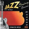 Thomastik-Infeld, Corde per chitarra elettrica Jazz Swing Series Nickel Flat Wound, Set, JS111, light nickel .011 - .047w