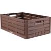 Bestlivings Scatola Pieghevole 60x40x21,8cm 45L - 1 Pezzo Plastica | Impilabile, cestino spesa, contenitore plastica, cassa frutta verdura bagagliaio