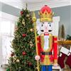 ECOM-CDL Schiaccianoci Gigante in Legno 180cm Soldato King Red K01.