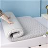 Generico Materasso da Pavimento - Materasso Pieghevole E Arrotolabile per Ospiti, Spesso 5/8 Cm in Stile Traspirante per Letto Singolo Tatami Letto Matrimoniale Dormitorio,Gray 5cm,70x170cm