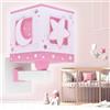 Dalber lampada applique da parete per bambini Moonlight Luna e Stelle Pink