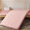 Generico Materasso da Pavimento - Materasso Pieghevole E Arrotolabile per Ospiti, Spesso 5/8 Cm in Stile Traspirante per Letto Singolo Tatami Letto Matrimoniale Dormitorio,Pink 5cm,110 x 200 cm