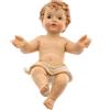 SHALOM - Statua Gesù Bambino Con Lenzuolino, In Resina. Altezza 6,5 Cm