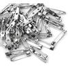 Azonelife 50 Pezzi Spille da Balia, Argento Spille Metalliche di Pins di Sicurezza con 2 fori, Fermagli Posteriori di Spilla Set per DIY Artigianato Gioielli Distintivo Che Fanno, 2.5cm