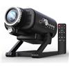 Rovmiment Proiettore Galassia 3D con Cielo Stellato e Altoparlante | Bluetooth, 60 Scene HD Integrate, Senza Dischi di Proiezione, Messa a Fuoco, Rumore Bianco, Telecomando, Luce Notturna