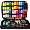 Crafts&Co® Kit da Cucito Completo | 24 Colori di Filo e Accessori | Pratica Custodia per Riparazioni e Progetti di Cucito | Ideale per Casa e Viaggi