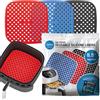 Lotteli Kitchen Confezione da 3 fodere riutilizzabili in silicone per friggitrice ad aria, con foglio magnetico per friggitrice ad aria, accessori per friggitrice ad aria, accessori per friggitrice ad