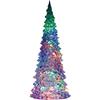 Lemax - Albero illuminato con cristalli, 4 colori cambiabili e trasformazione del colore, XL, B/O (4,5 V)