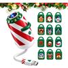 Generico Proiettore per auto natalizio, proiezione HD plug & play con 6 diapositive | 6 scene festive con Babbo Natale, pupazzo di neve, renne e albero di Natale: ideali per auto, camera da letto e soggiorno