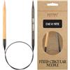 Knitter's Pride Ferro Circolare Fisso Knitter's Pride Day & Nite 80 cm - 5,00 mm | Punte affusolate, cavo girevole a 360°, leggero, liscio, contrasto cromatico ideale per lavori di varie dimensioni.