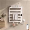 S'AFIELINA Scaldasalviette elettrico bagno 700 × 600 mm 233 W Blanco | Termoarredo elettrico bagno WiFi con app, riscaldamento in fibra di carbonio, con spina o a collegamento fisso