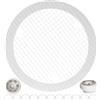 Your Day Mate Raccoglitore per capelli da incollare, 12 pz, compatibile con lo scarico doccia Viega Tempoplex anno 2006 - oggi, adesivo monouso per filtro, filtro per capelli doccia, filtro per piatti doccia