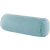 BaSaTex Federe biologiche per cuscino cervicale, 40 x 15 cm, confezione da 2 pezzi, 97% cotone certificato GOTS, 3% elastan, colore: blu fumo