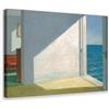 PIANK Quadri famosi di Edward Hopper Rooms by The Sea, poster su tela, decorazione da parete per camera da letto, ufficio, stanza, regalo, cornice 30,5 x 45,7 cm