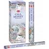 HEM Call Money - Scatola di Six 20 Stick Tubes, 120 Sticks Total - Hem incense