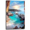 Printerland Quadro Moderno MARE Panorama Marino Quadri moderni soggiorno da Parete grande Stampa su tela Canvas Decorazione Murale muro Arredo Camera letto Salone (5, 40x70 cm, Canvas intelaiato)