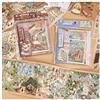 LuminCross 2 Libri di Adesivi 3D Pieghevoli - Sticker Book Miniature Scene DIY per Adulti, Cozy Kit Creativo Fai da Te, Scenari 3D per Casa e Attività Famigliare, DIY 3D House Stickers e Set Adesivi Scena 3D