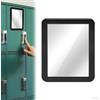 WOKICOR Specchio magnetico per armadietto, 12,7 x 17,8 cm, specchio da | Specchio magnetico per il trucco, grande specchio in acrilico per armadi da ufficio, armadi scolastici, palestre, frigoriferi