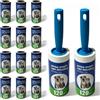 JOSTIVE Rullo per pelucchi da 1440 fogli, per peli di animali, peli di gatti, cani, extra forte, adesivo, con 2 custodie, per peli di animali domestici, gatti, cani, vestiti, mobili, tappeti