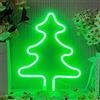YUEYYNS Insegna al Neon,luci al neon dell'albero di natale,Luci al neon per la decorazione festiva della festa di natale della camera da letto della camera da letto alimentata a batteria o USB