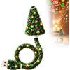 Generico Plug and Play HD USB Christmas Tree Projector with 6 Festive Scenes | Christmas Ceiling Projector, Plug-In Flexible Tree Lamp for Bedroom, Ceiling and Holiday Decor
