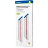 LANMU 2 pezzi di ricambio rivestimento in microfibra compatibile con lavavetri di Vileda Profi tergicristallo 2 in 1 (non per estrattori finestre)