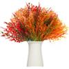 Montrestar 8pc fiori finti autunnali, decorazioni autunnali, decorazioni autunnali casa, autunno decorazioni, fiori autunnali per decorazioni per Interni Esterni
