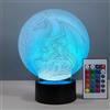 Optechvisual Fantasy Drago Lampada LED 3D - Lampada Drago con cambio colore e telecomando - Creazione mitica luce decorativa - Idea regalo per gli appassionati di drago e giocatori di ruolo - Lampada Dragon