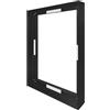 Muralscape Cornice galleggiante per quadri su tela da 40 x 40 cm / 16x16in, profondità | Cornice in metallo fai da te da appendere a parete verticale o orizzontale, galleggiante per stampe su tela