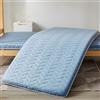 Generico Materasso da Pavimento - Materasso Pieghevole E Arrotolabile per Ospiti, Spesso 5/8 Cm in Stile Traspirante per Letto Singolo Tatami Letto Matrimoniale Dormitorio,Blue 8cm,110x180cm