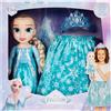 frozen Bambola di elsa con kit gonna e tiara per bambine