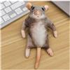 Generic Ratto peluche realistico, mini mouse farcito portachiavi giocattolo (25 cm) | Giocattolo flessibile mobile 3D a forma di topo con stampa realistica su entrambi i lati, morbido giocattolo per topo