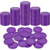 sourcing map 50 fiches da poker in plastica, 38 mm, mini fiches da bingo, contatori per l'apprendimento, contatori, dischi, marcatori, token di gioco opachi, per gioco, gioco, matematica, conteggio