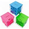 Garvee Money Maze Puzzle Box - Set 3 Scatole Rompicapo Porta Soldi, Salvadanai Labirinto Quadrati con Pallina - Gioco di Logica per Bambini e Adulti - Green+Blue+Pink