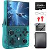 migofee R36MAX 2 Console di gioco portatile retrò, display IPS HD da 4,5 pollici | Impugnatura staccabile, batteria da 4000 mAh, Linux open source, console emulatore portatile, verde 128G