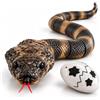 Generico Cobra Telecomandato Maxi Serpente Radiocomandato 42 cm Infrarossi Movimenti Realistici Lingua Retrattile Sensore Intelligente Risponde ai Gesti Serpente con Telecomando (a)