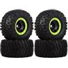 Generic Gomma 166mm Ruota Pneumatico Esagonal 2/4pc per Traxxas per E-Revo 1/8 1/10 | Aggiornamenti auto RC, pneumatici fuoristrada 166mm con esagono da 17 mm camion grandi dimensioni Ricambi