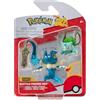 Pokémon- Set di Statuette Battaglia, Bisasam, Gramokles & Amphizel, Colore, Anphizel, PKW3599