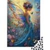 VNXTPQLKWMDJ Fata del Giardino Fantastico Puzzle 1000 Pezzi Carta per Adulti Scena Artistica Magica Relax Interazione Famiglia Regalo 70x50cm/1000pcs