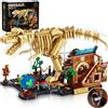 INSOON Set di costruzione meccanico a scheletro di dinosauro T-Rex, 927 pezzi, modello da esposizione del museo fossile del tirannosauro Rex, blocchi mobili per la decorazione della casa e