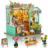 Wefaouse Kit per casa delle bambole in miniatura, kit fai da te con LED, Alice Garden