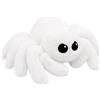 Crunier Peluche Ragno Bianco halloween,Ragno Peluches Morbido e Cuddly Peluches | Carino Occhi Grandi Ragno Animale di Peluche,Morbido e Realistico per i Adulto Compleanno Halloween Natale
