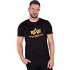 Alpha Industries Alpha Industries Basic T-Shirt Maglietta Mimetica da Uomo T-Shirt Uomo (Pacco da 1)